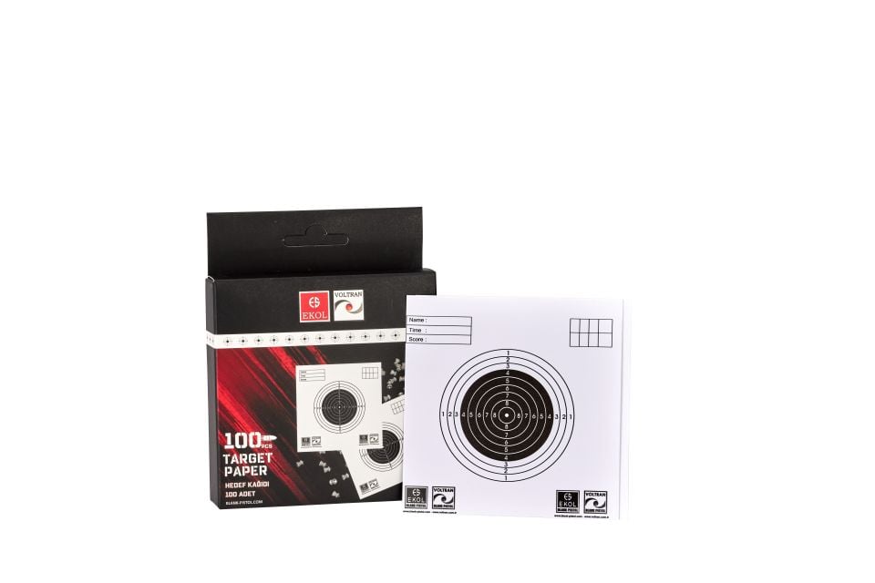 HEDEF KAĞIDI 10X10 ( 100 ADET )